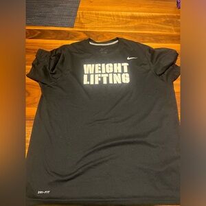 Nike weightlifting shirt Dri-fit